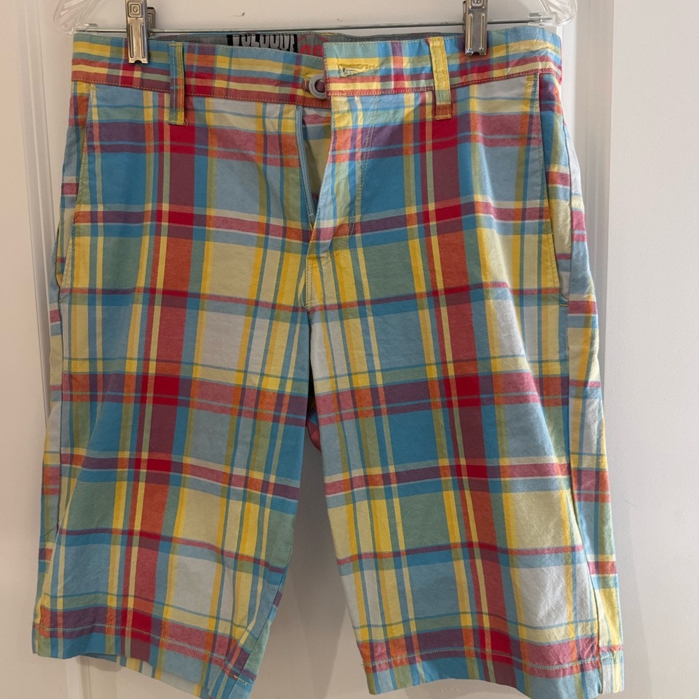 Volcom Multicolor Plaid Men's Shorts